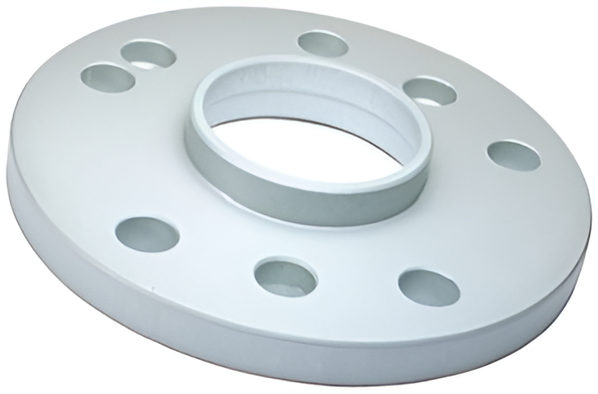 Bimecc silver hub-centric wheel spacer.