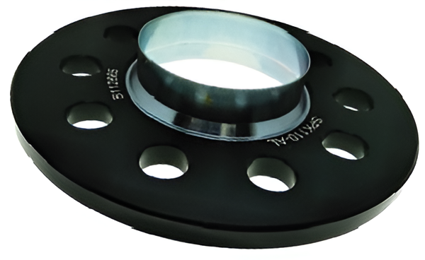 5x112, 66.6 CB, Black Wheel Spacer (Bimecc)