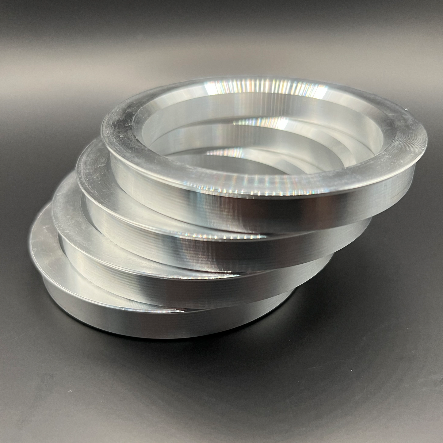 Aluminium Hub Centric Spigot Rings Set of 4