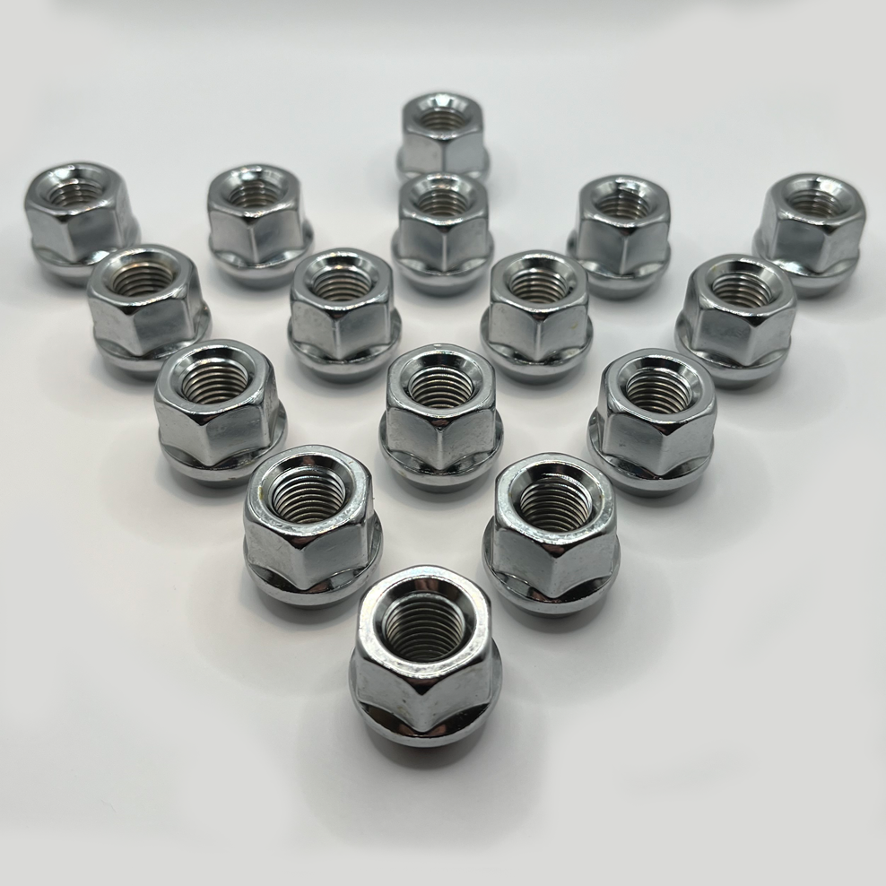 M12 X 1.5 Open Wheel Nuts (Zinc)