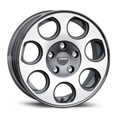 Autec Yuna Graphite Polished Alloy Wheel