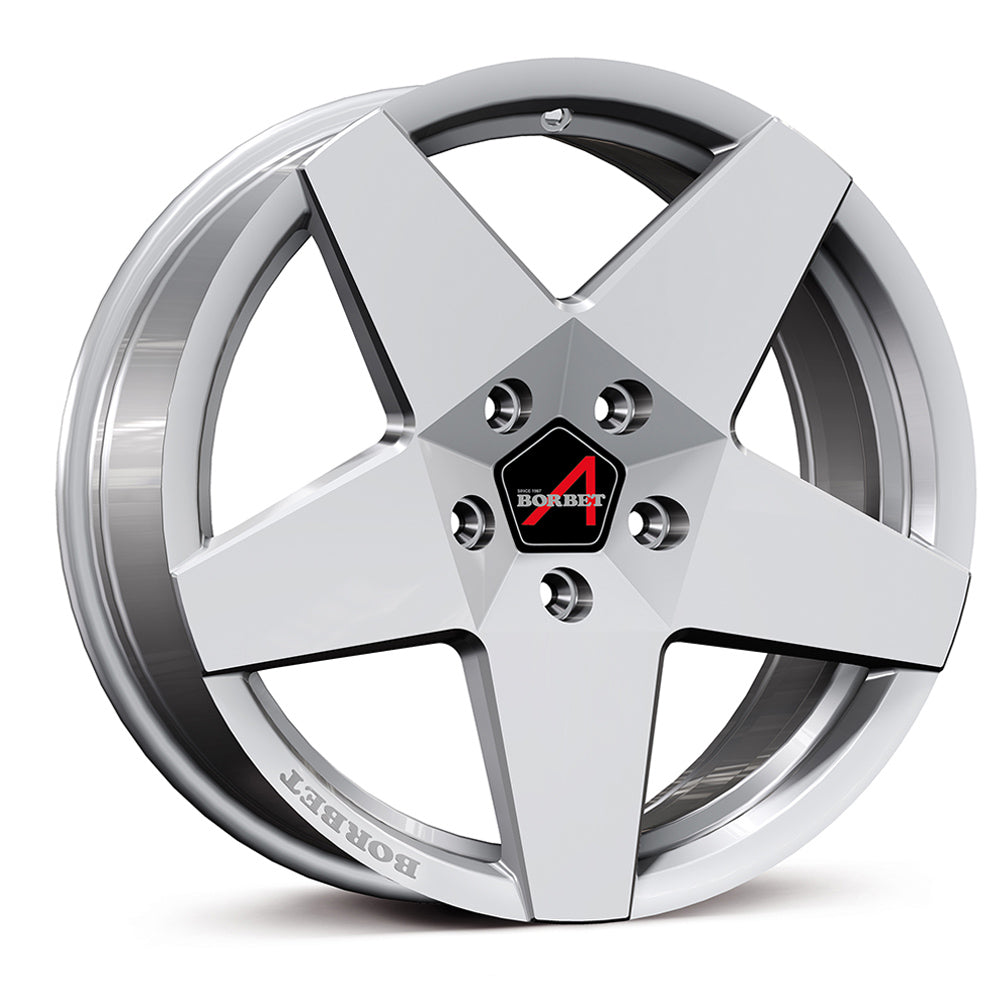 Borbet A Neu Brillant Silver Alloy Wheel