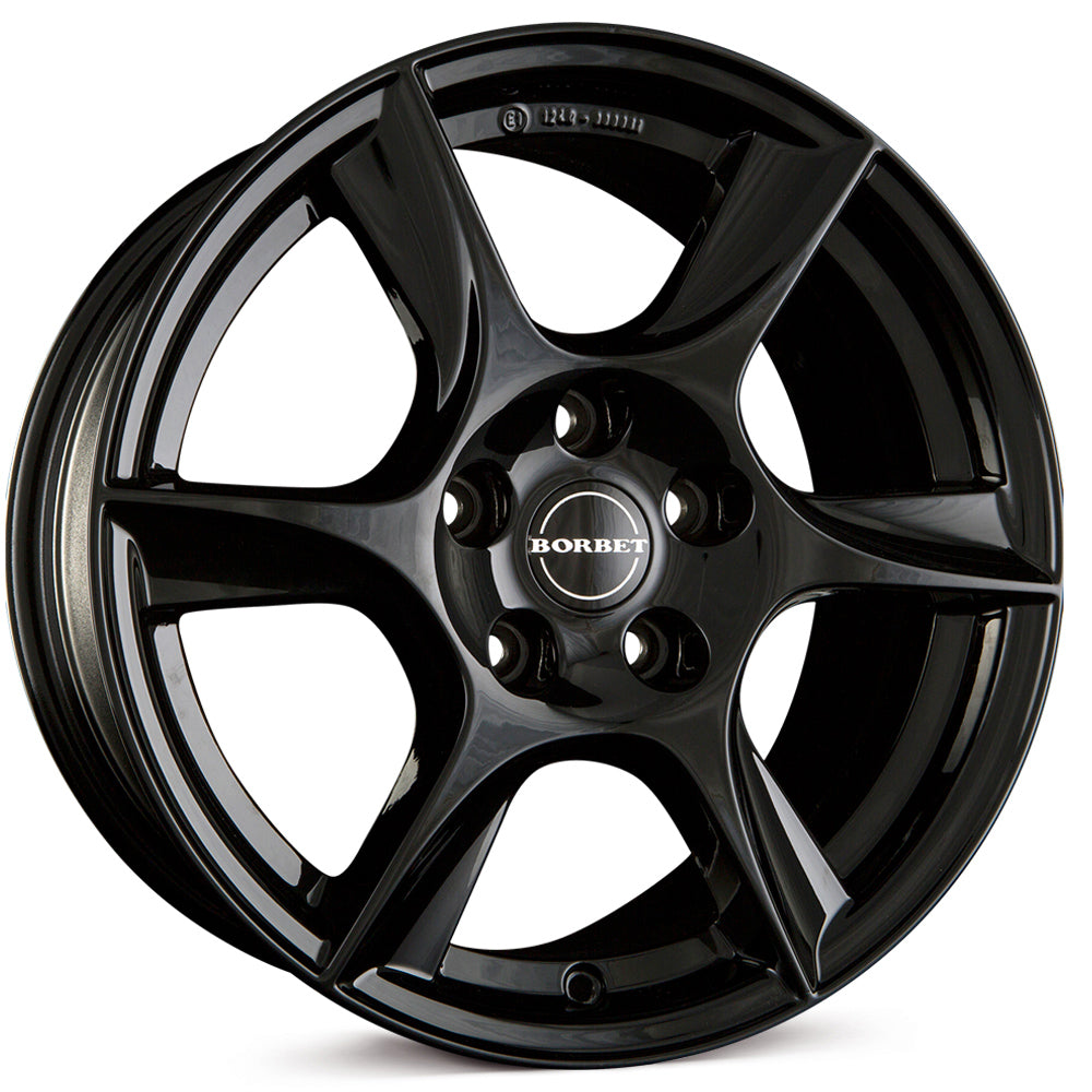Borbet TL Black Glossy Alloy Wheel