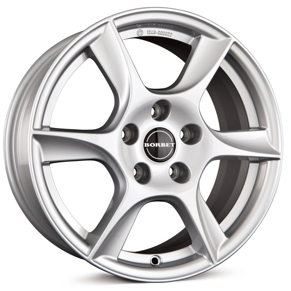 Borbet TL Brillant Silver Alloy Wheel