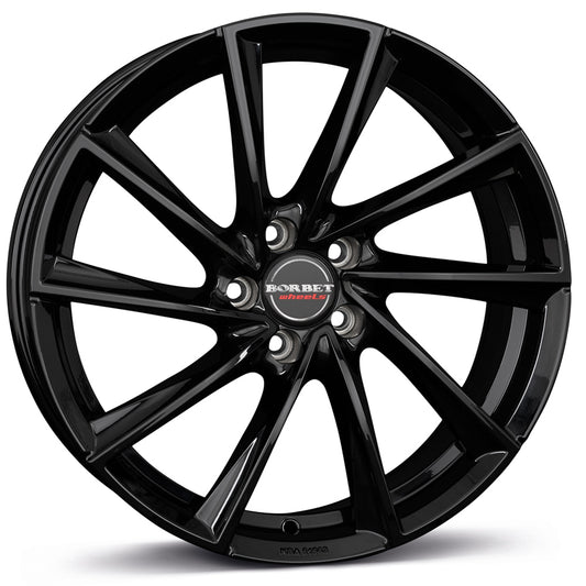 Borbet VTX Black Glossy Alloy Wheel