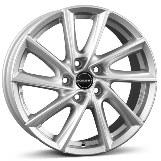 Borbet VT Crystal Silver Alloy Wheel