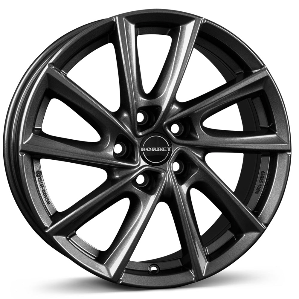 Borbet VT Mistral Anthracite Glossy Alloy Wheel