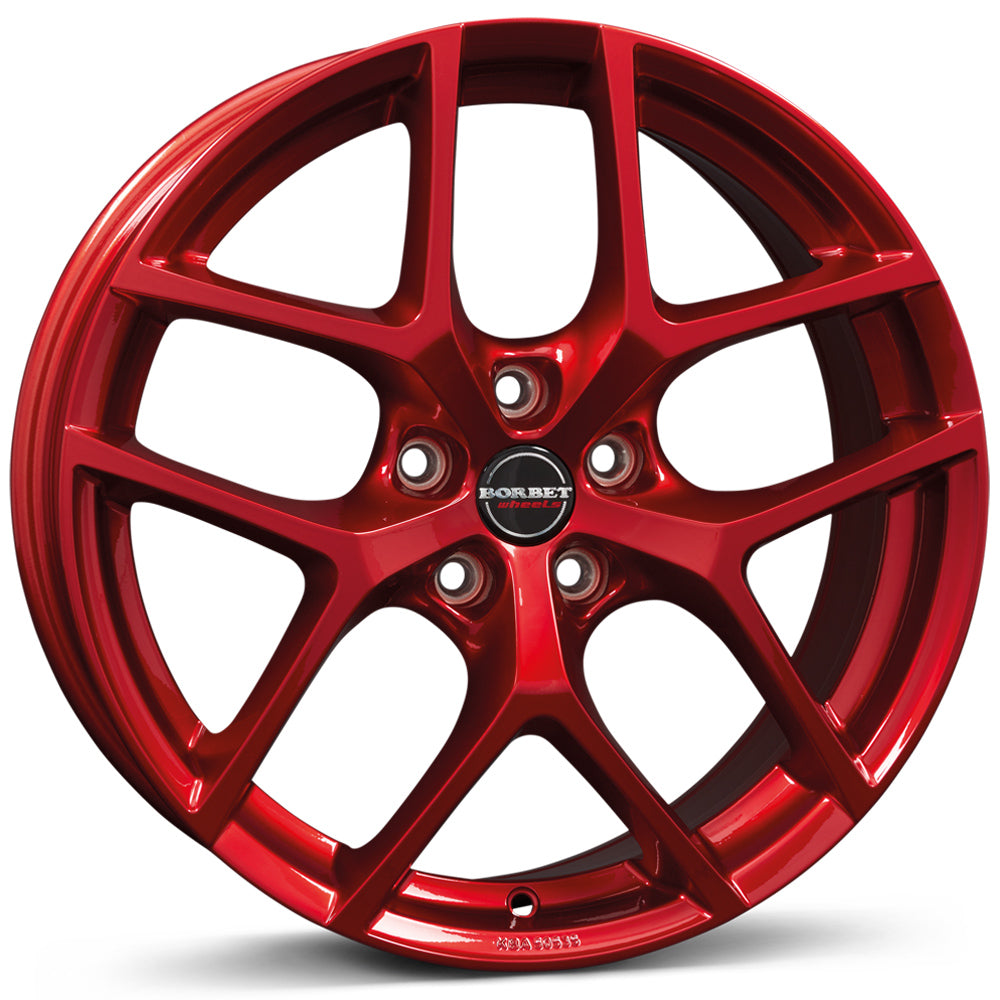 Borbet Y Candy Red Alloy Wheel