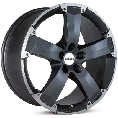 Ronal R47 Titanium Rim Lip Diamond Cut Alloy Wheel