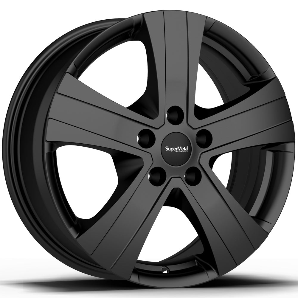 SuperMetal Hammer Matt Black Alloy Wheel