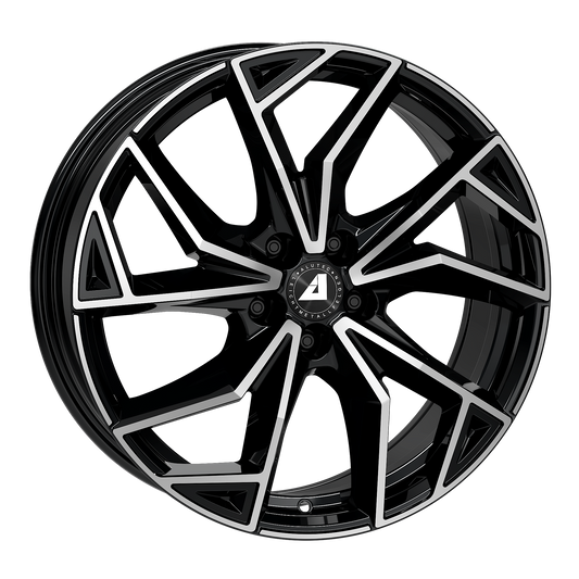 Alutec ADX.02 Diamond Black Front Polished Alloy Wheel