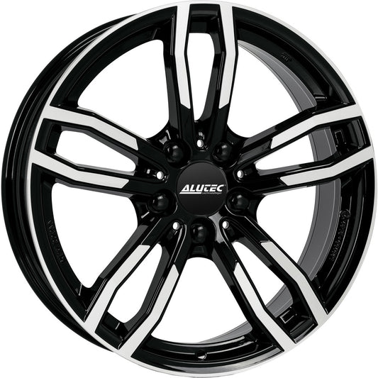 Alutec Drive Diamond Black Front Polished Alloy Wheel