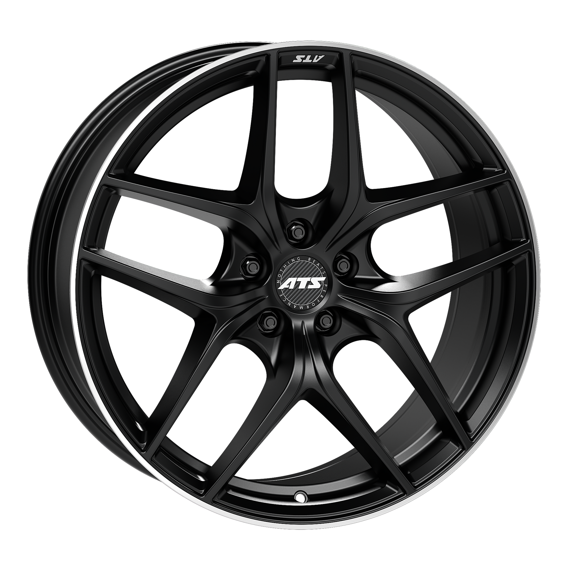 ATS Competition 2 Racing Black Horn Polished Alloy Wheel
