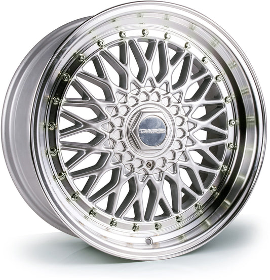 Dare DRRS Silver Polished Chrome Rivets Alloy Wheel