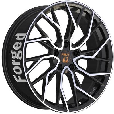 Wolfrace 71 Forged Edition Voodoo Forged Gloss Raven Black Polished Alloy Wheel