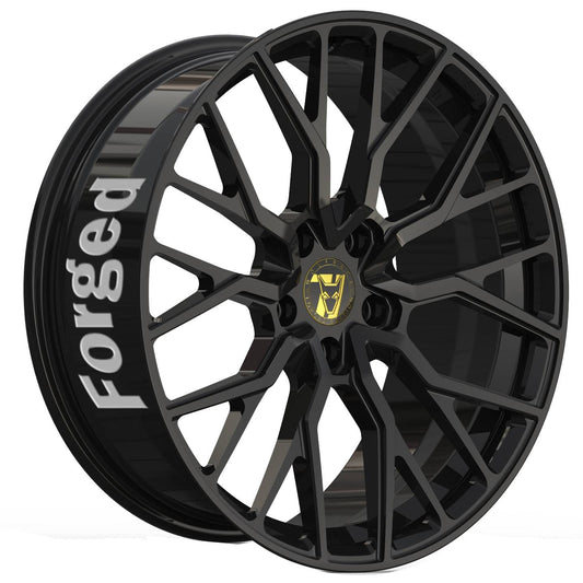 Wolfrace 71 Forged Edition Munich GTR Forged Gloss Raven Black Alloy Wheel