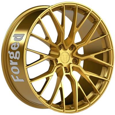 Wolfrace 71 Forged Edition Munich GTR Forged Anniversary Gold Alloy Wheel
