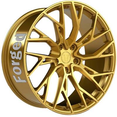 Wolfrace 71 Forged Edition Voodoo Forged Anniversary Gold Alloy Wheel
