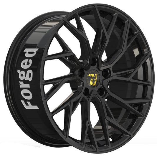 Wolfrace 71 Forged Edition Voodoo Forged Gloss Raven Black Alloy Wheel