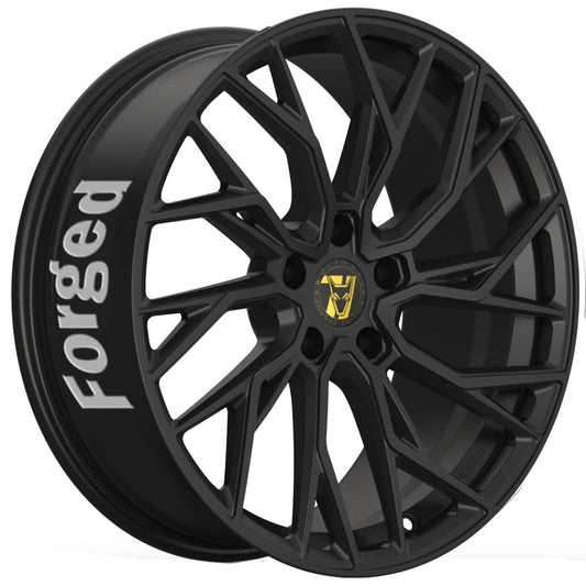 Wolfrace 71 Forged Edition Voodoo Forged Satin Raven Black Alloy Wheel