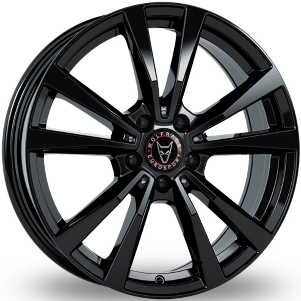 Wolfrace Eurosport TUV M12X Diamond Black Alloy Wheel