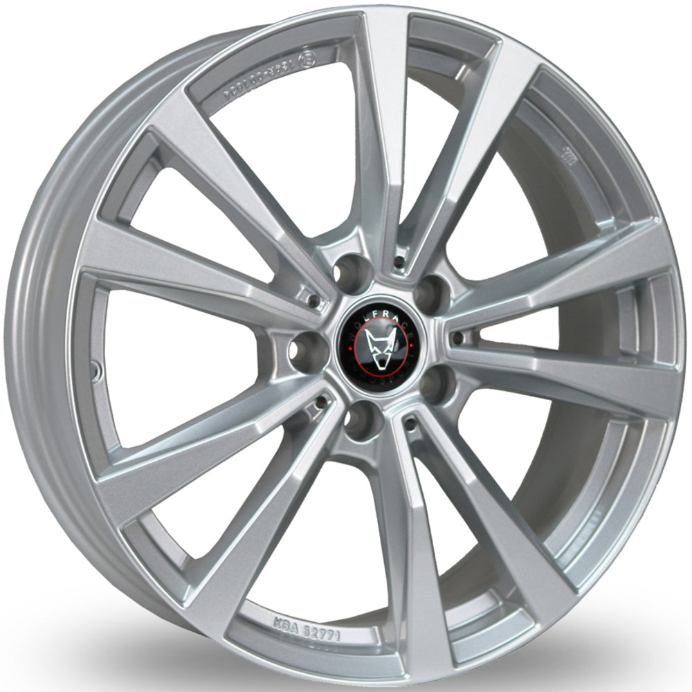 Wolfrace Eurosport TUV M12X Polar Silver Alloy Wheel