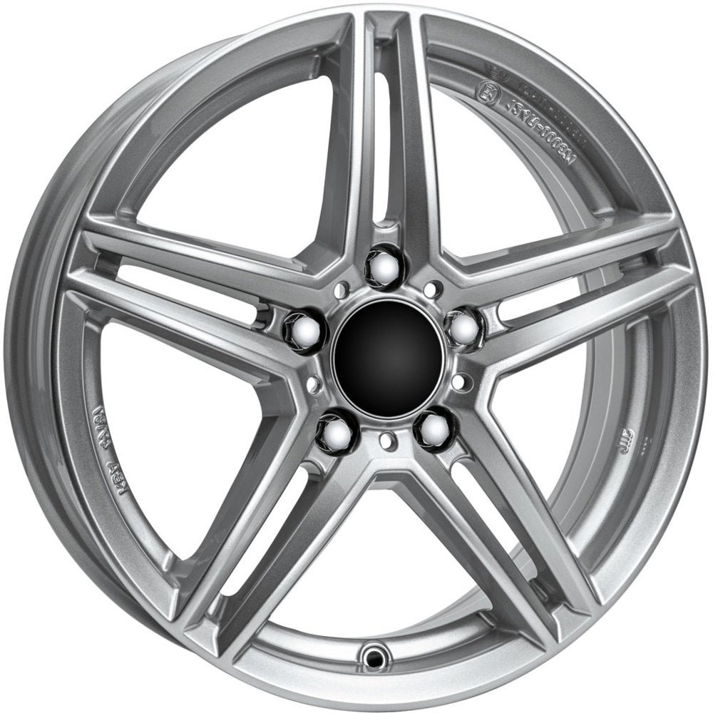 Wolfrace Eurosport TUV M10X Polar Silver Alloy Wheel