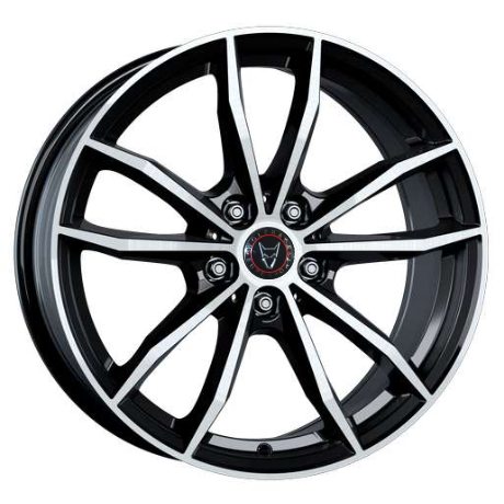 Wolfrace Eurosport TUV X12X Diamond Black Front Polished Alloy Wheel