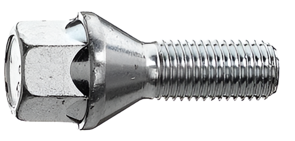 M12x1.5, 60° Taper, 17mm Hex Chrome Wheel Bolt (Bimecc)