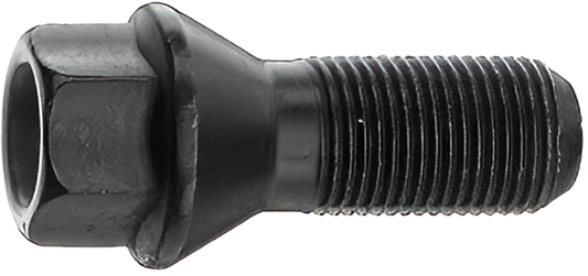 M14x1.25, 60° Taper, 17mm Hex Black OE Type Wheel Bolt (Bimecc)