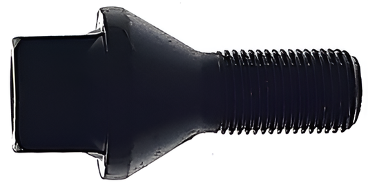 M16x1.5, 60° Taper, 21mm Hex Black Wheel Bolt (Bimecc)