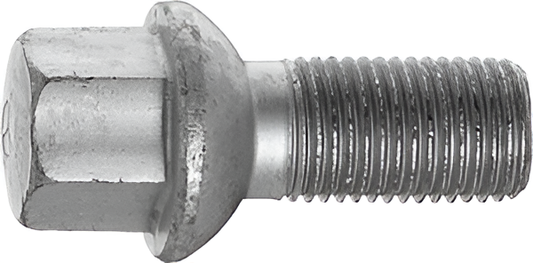 M14x1.5, R14, 17mm Hex Silver Wheel Bolt (Bimecc)