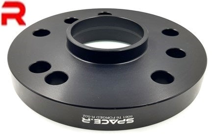 5x130, 71.6 CB, 15mm Thick Black Wheel Spacer (SPACE-R)