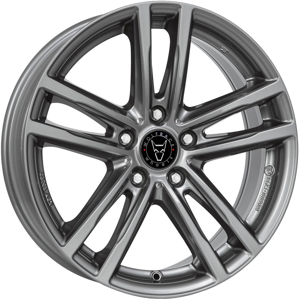 Wolfrace Eurosport TUV X10 Metal Grey Alloy Wheel