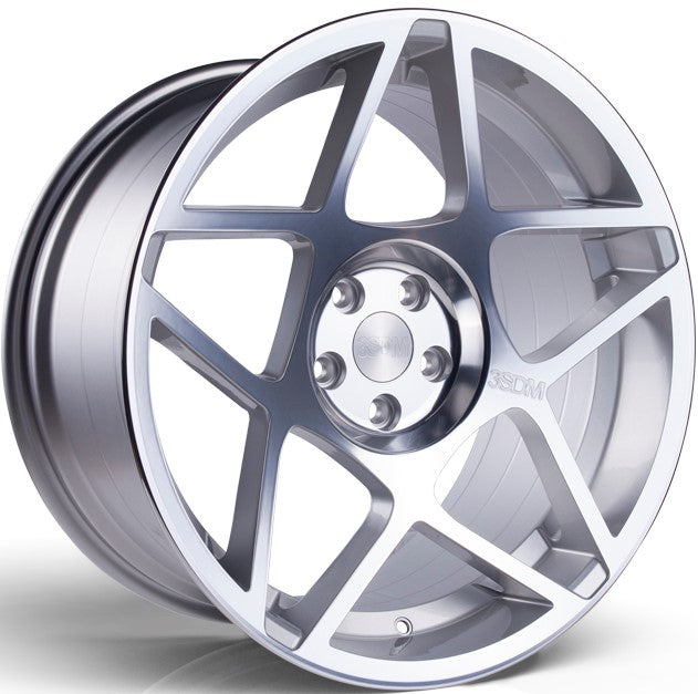 3SDM 0.08 Silver Cut Alloy Wheel