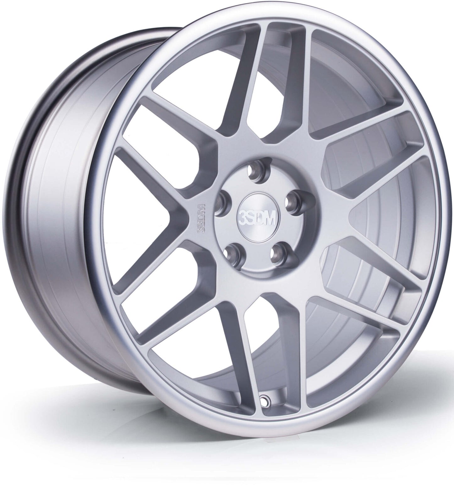 3SDM 0.09 Matt Silver Mirror Lip Alloy Wheel