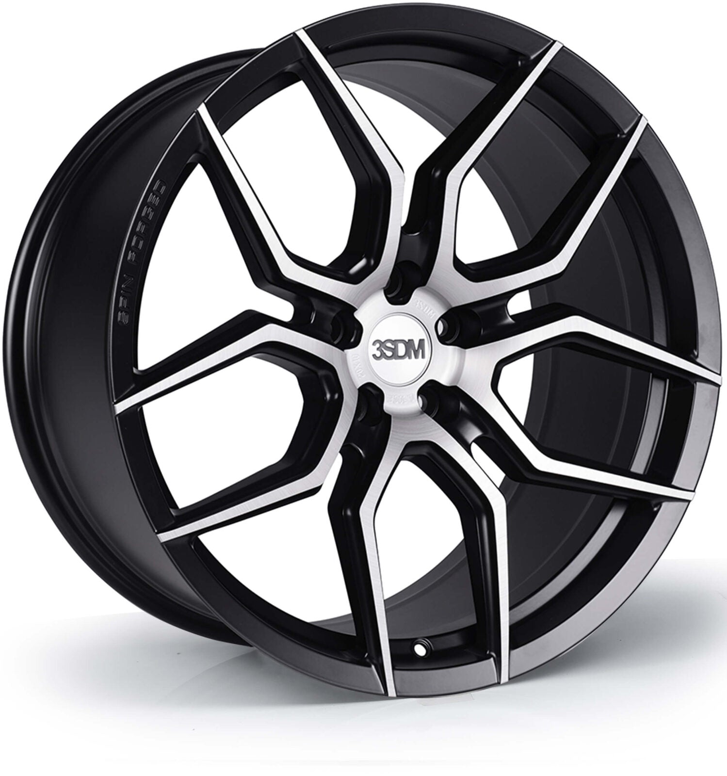 3SDM 0.50SF Matt Black Brushed Face Alloy Wheel