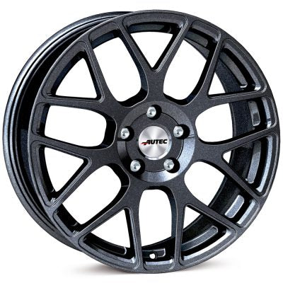 Autec Hexano Metallic Black Alloy Wheel