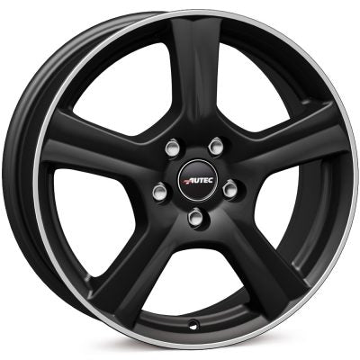 Autec Ionik Matt Black Polished Alloy Wheel