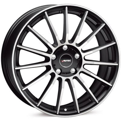Autec Lamera Matt Black Polished Alloy Wheel