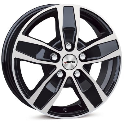Autec Quantro Black Polished Alloy Wheel