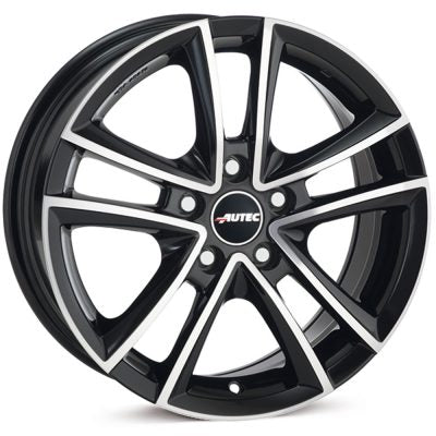 Autec Yucon Black Polished Alloy Wheel