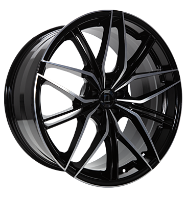 Diewe Wheels Brenta Black Polished Alloy Wheel