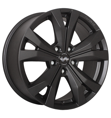 SuperMetal Bullet Black Satin Alloy Wheel