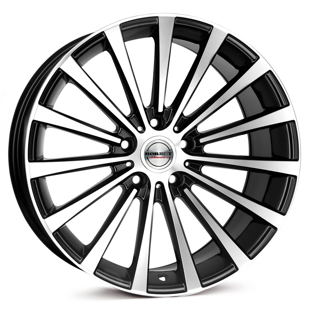Borbet BLX Black Polished Matt Alloy Wheel