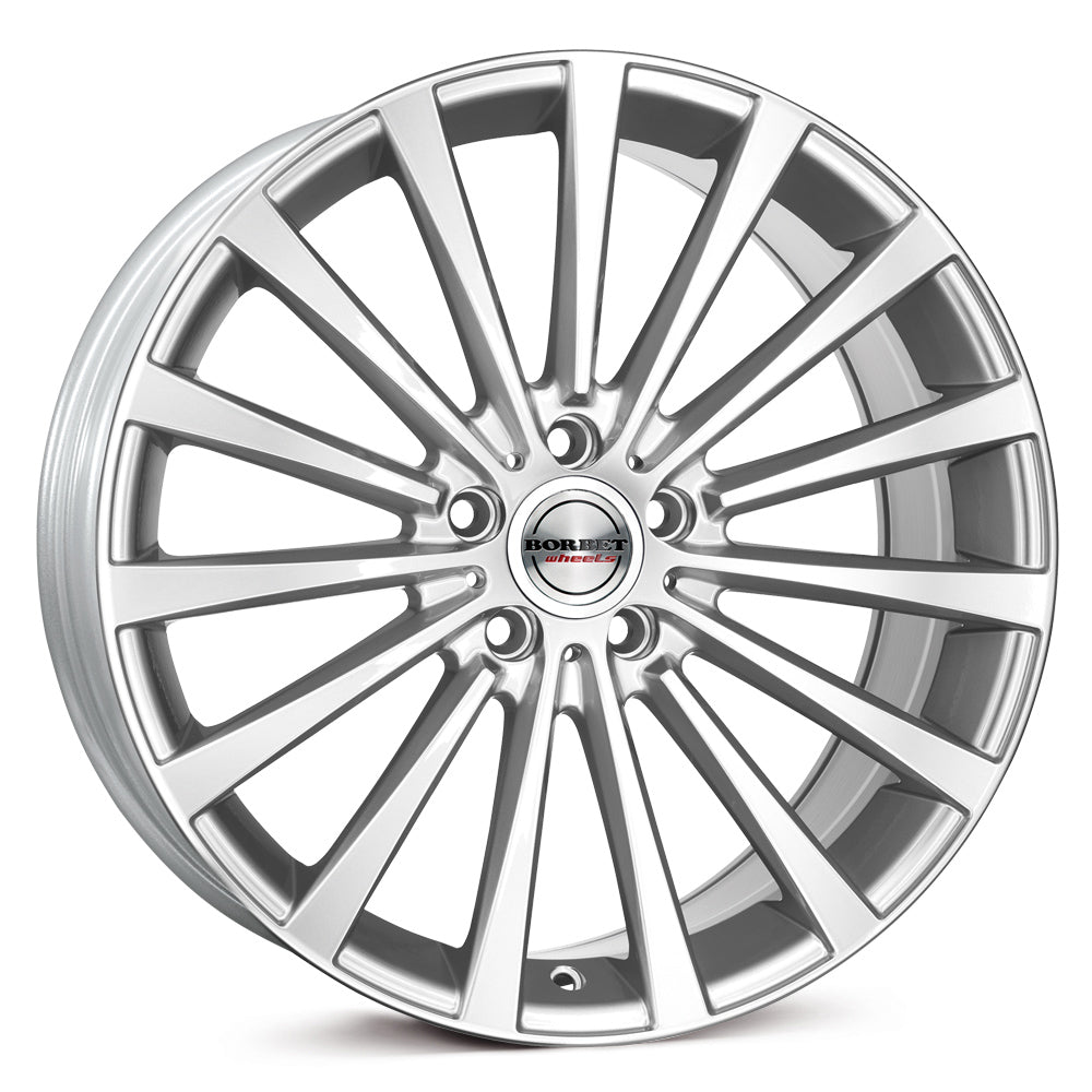 Borbet BLX Brillant Silver Alloy Wheel