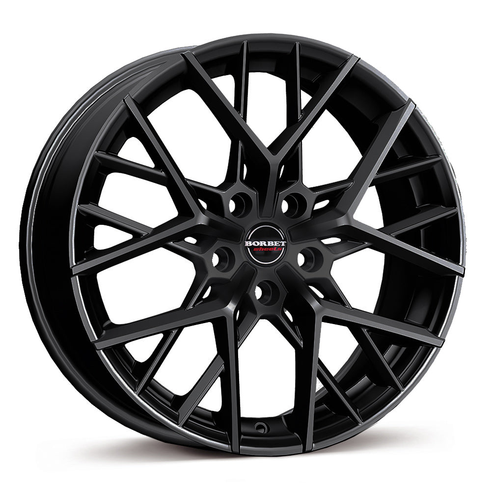 Borbet BY Black Matt Alloy Wheel
