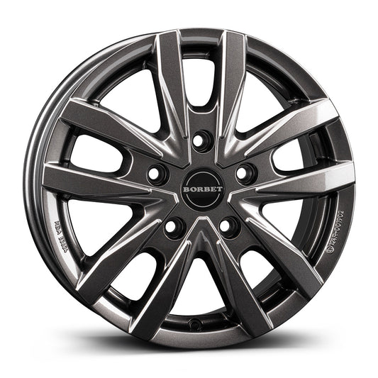 Borbet CW5 Mistral Anthracite Glossy Alloy Wheel