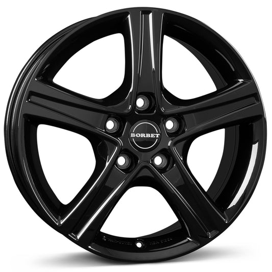 Borbet CWD Black Glossy Alloy Wheel