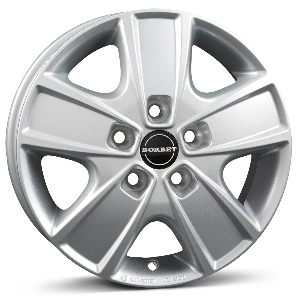 Borbet CWG Crystal Silver Alloy Wheel
